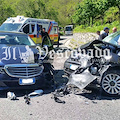 Frontale sulla Ravello-Chiunzi: turista asiatico perde controllo auto e finisce contro Ncc /FOTO