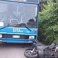 Incidente a Ravello, scooter contro bus Sita. 34enne in ospedale [FOTO]