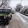 Neve, autoarticolato in panne sulla Ravello-Chiunzi