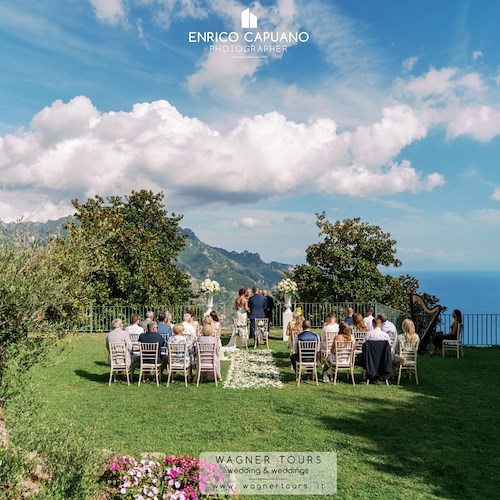 Matrimonio organizzato dalla Wagner Day Tours di Ravello<br />&copy; Enrico Capuano