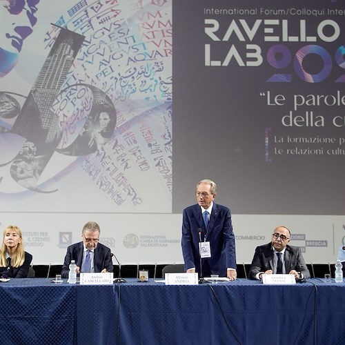 Al via la nuova edizione del Ravello Lab: tre giorni dedicati allo studio e all’utilizzo della parola